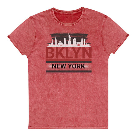 [ID: 462-G289] Brooklyn -New York   Unisex Denim T-Shirt