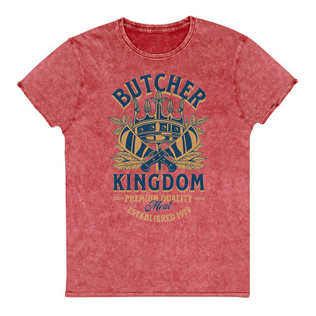 [ID: 462-G301] Butcher Kingdom - Royal Unisex Denim T-Shirt