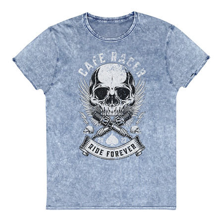[ID: 462-G305] CAFE RACER Unisex Denim T-Shirt