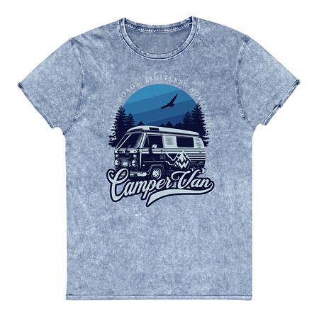 [ID: 462-G323] Campervan Unisex Denim T-Shirt