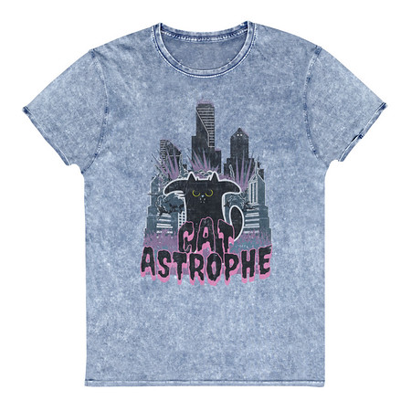 [ID: 462-G340] cat-astrophe Unisex Denim T-Shirt