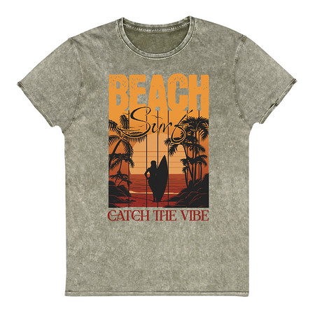 [ID: 462-G342] Catch the Vibe Unisex Denim T-Shirt