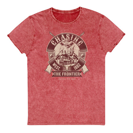 [ID: 462-G360] Chasing the Frontier Unisex Denim T-Shirt