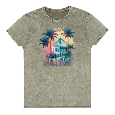 [ID: 462-G391] Coconut Cottage Unisex Denim T-Shirt