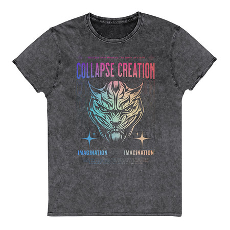 [ID: 462-G406] Collapse Creation Unisex Denim T-Shirt