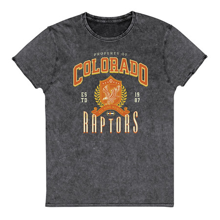 [ID: 462-G407] Colorado Raptors - Rugby Sports Team Unisex Denim T-Shirt