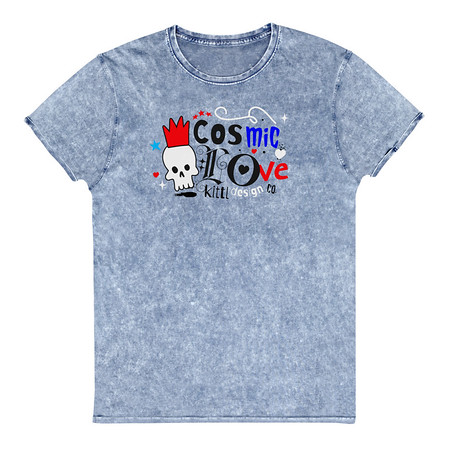 [ID: 462-G424] Cosmic Love Unisex Denim T-Shirt