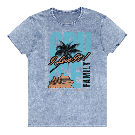 [ID: 462-G440] Cruise Ship Unisex Denim T-Shirt