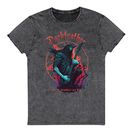 [ID: 462-G468] DARKFEATHER Unisex Denim T-Shirt