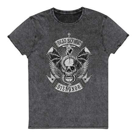 [ID: 462-G472] DEAD BEFORE DISHONOR Unisex Denim T-Shirt