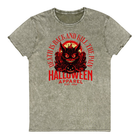 [ID: 462-G478] Death is Back Unisex Denim T-Shirt