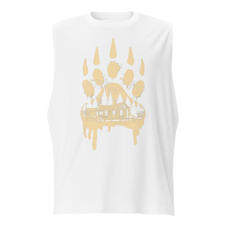 [ID: 365-G14] A Beary Good Home Unisex Muscle Shirt