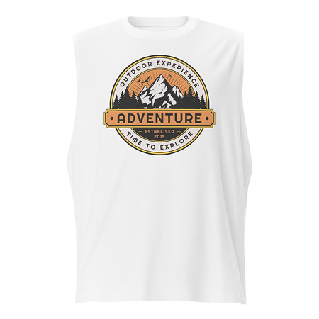 [ID: 365-G26] Adventure - Outdoor Mountain Unisex Muscle Shirt