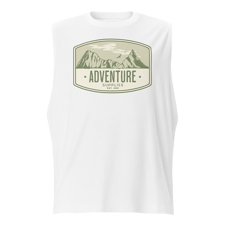 [ID: 365-G32] Adventure Supplies - Mountain Unisex Muscle Shirt