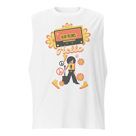 [ID: 365-G39] Alien Records  Unisex Muscle Shirt