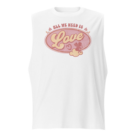 [ID: 365-G48] All We Need Is Love - Cupid Unisex Muscle Shirt