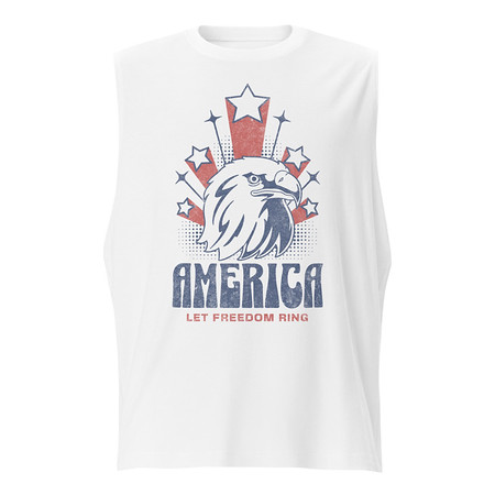 [ID: 365-G63] America Unisex Muscle Shirt