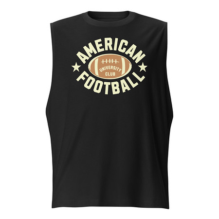 [ID: 365-G69] American Football - Athletic Sports Unisex Muscle Shirt
