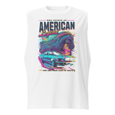 [ID: 365-G74] American Legend Unisex Muscle Shirt