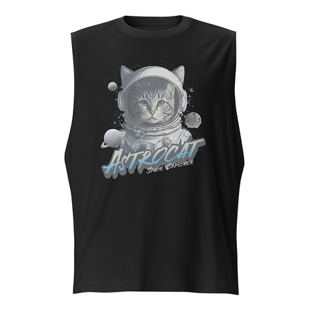 [ID: 365-G109] Astrocat Unisex Muscle Shirt