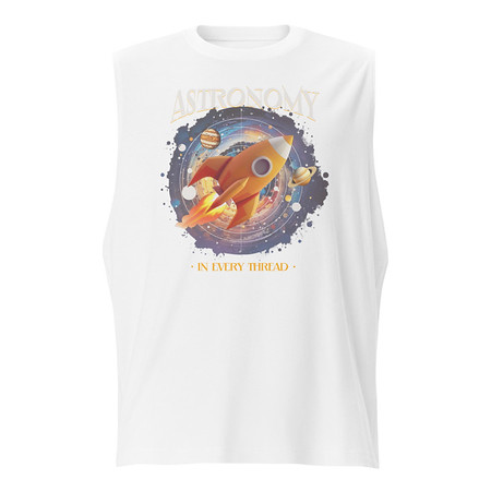 [ID: 365-G111] Astronomy in Every Thread Unisex Muscle Shirt
