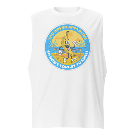 [ID: 365-G135] Banana project _-) Unisex Muscle Shirt