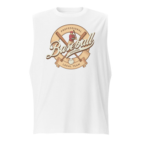 [ID: 365-G145] Baseball Team - College Sports Unisex Muscle Shirt