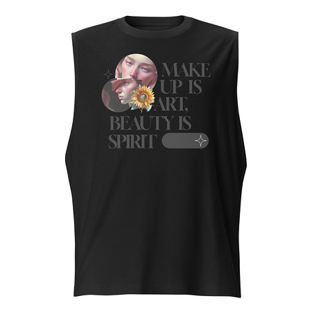 [ID: 365-G174] Beauty is Spirit Unisex Muscle Shirt