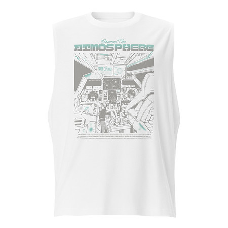 [ID: 365-G199] Beyond The Atmosphere Unisex Muscle Shirt