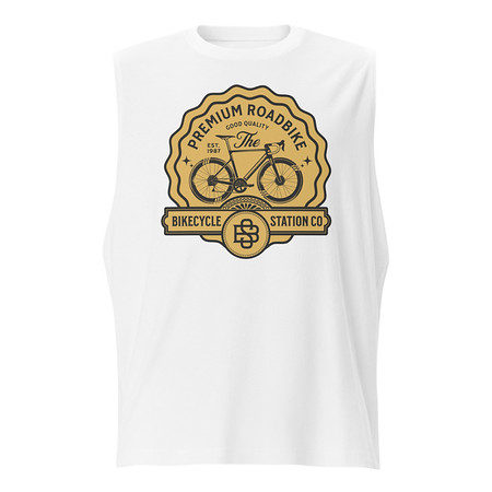 [ID: 365-G207] Bikecycle Station Co. - Sports Unisex Muscle Shirt