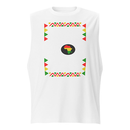 [ID: 365-G220] Black History Month - African American Culture Unisex Muscle Shirt