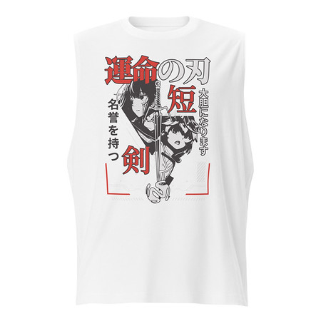 [ID: 365-G234] Blades of Fate - Japanese Manga Anime Unisex Muscle Shirt