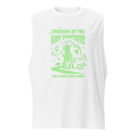 [ID: 365-G247] Body Snatchers - UFO Invasion Unisex Muscle Shirt
