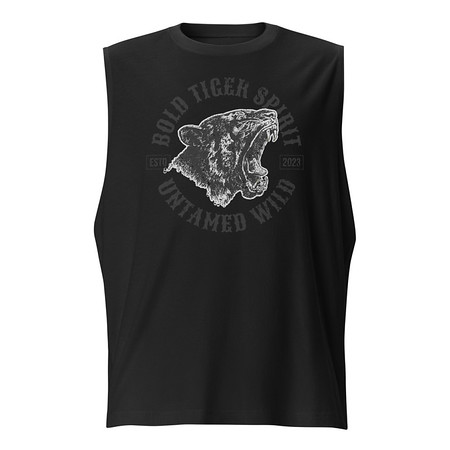 [ID: 365-G249] Bold Tiger Spirit Unisex Muscle Shirt