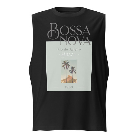 [ID: 365-G271] Bossa Nova Unisex Muscle Shirt