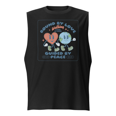 [ID: 365-G272] BOUND BY LOVE Unisex Muscle Shirt