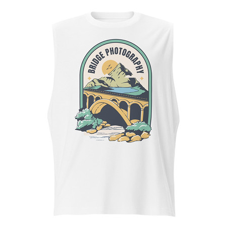 [ID: 365-G285] Bridge Photography - Scenic Unisex Muscle Shirt