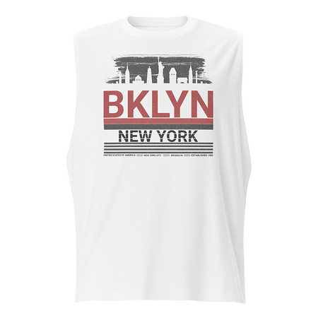 [ID: 365-G289] Brooklyn -New York   Unisex Muscle Shirt