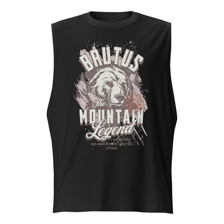 [ID: 365-G292] Brutus Mountain Legend Unisex Muscle Shirt