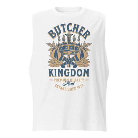 [ID: 365-G301] Butcher Kingdom - Royal Unisex Muscle Shirt