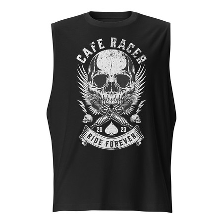 [ID: 365-G305] CAFE RACER Unisex Muscle Shirt