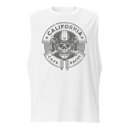 [ID: 365-G306] CAFE RACERS FUNNY Unisex Muscle Shirt