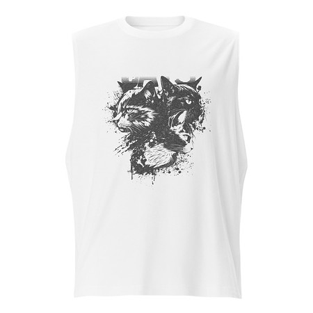 [ID: 365-G349] Cats Unisex Muscle Shirt