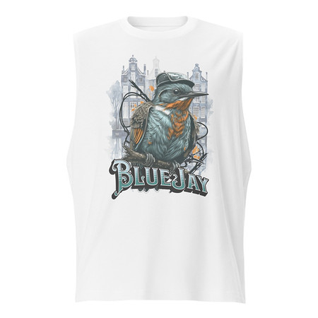 [ID: 365-G381] Classic Bird  Unisex Muscle Shirt