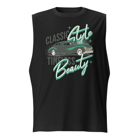 [ID: 365-G386] Classic Style Timeless Beauty Unisex Muscle Shirt