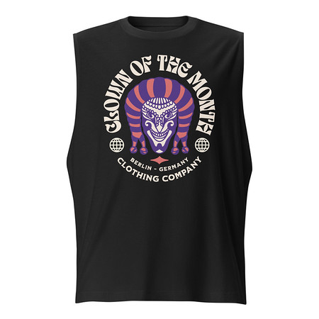 [ID: 365-G389] Clown of the Month Unisex Muscle Shirt