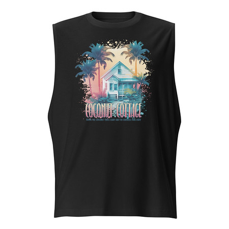 [ID: 365-G391] Coconut Cottage Unisex Muscle Shirt