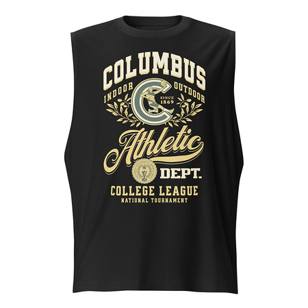 [ID: 365-G412] Columbus Athletic Unisex Muscle Shirt