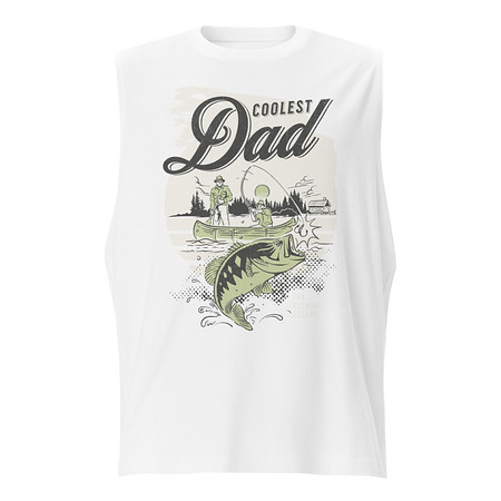 [ID: 365-G419] Coolest Dad Unisex Muscle Shirt