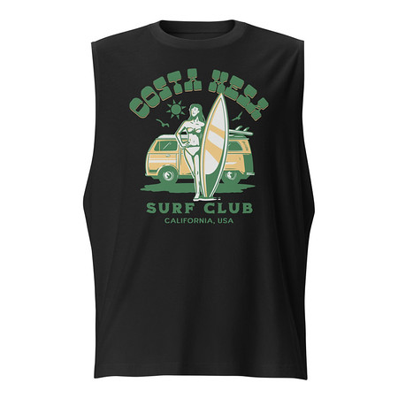[ID: 365-G425] Costa Mesa Surf Club - Campervan Unisex Muscle Shirt